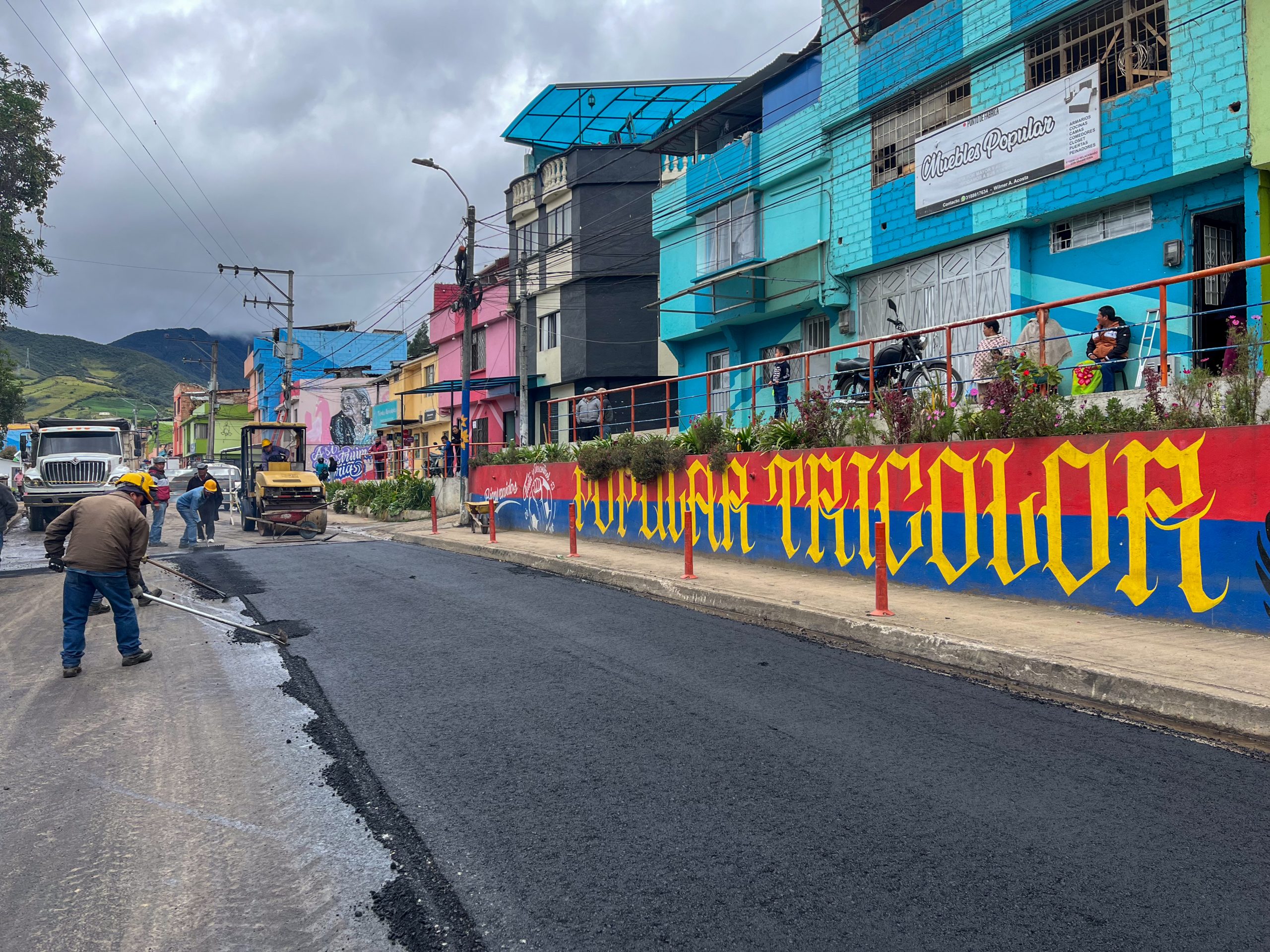Mejoramiento vial salida a oriente (Barrio Popular)